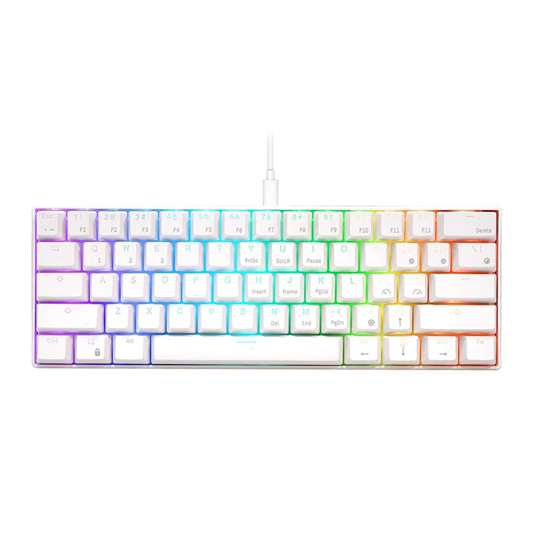 2021 Best SEll Factory Price Led Breathing light Gaming Mechanical keyboard for rk61 gaming keyboard