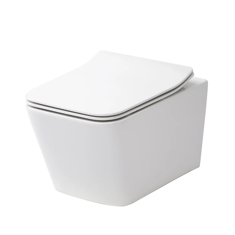 China Factory Supplier Cheap Bathroom Ceramic Bathroom Watermark Toilet Set Bathroom Ceramic Wall Mounted Toilet