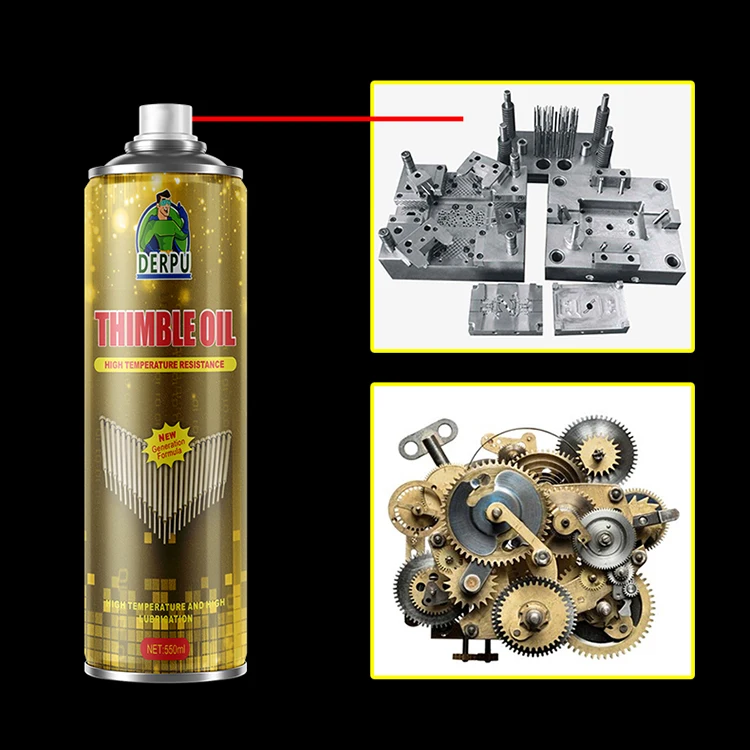 Наперсная смазка DERPU, многофункциональный смазочный агент, спрей, аэрозольный промышленный смазочный спрей