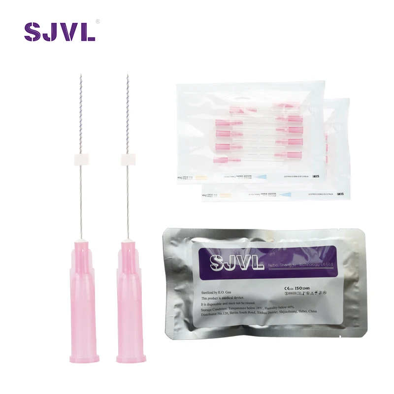  2021 Quality Supply Disposable Cosmetic Micro Sharp Tip 29g 25mm Mono Screw Pdo Face Body Lift Filling