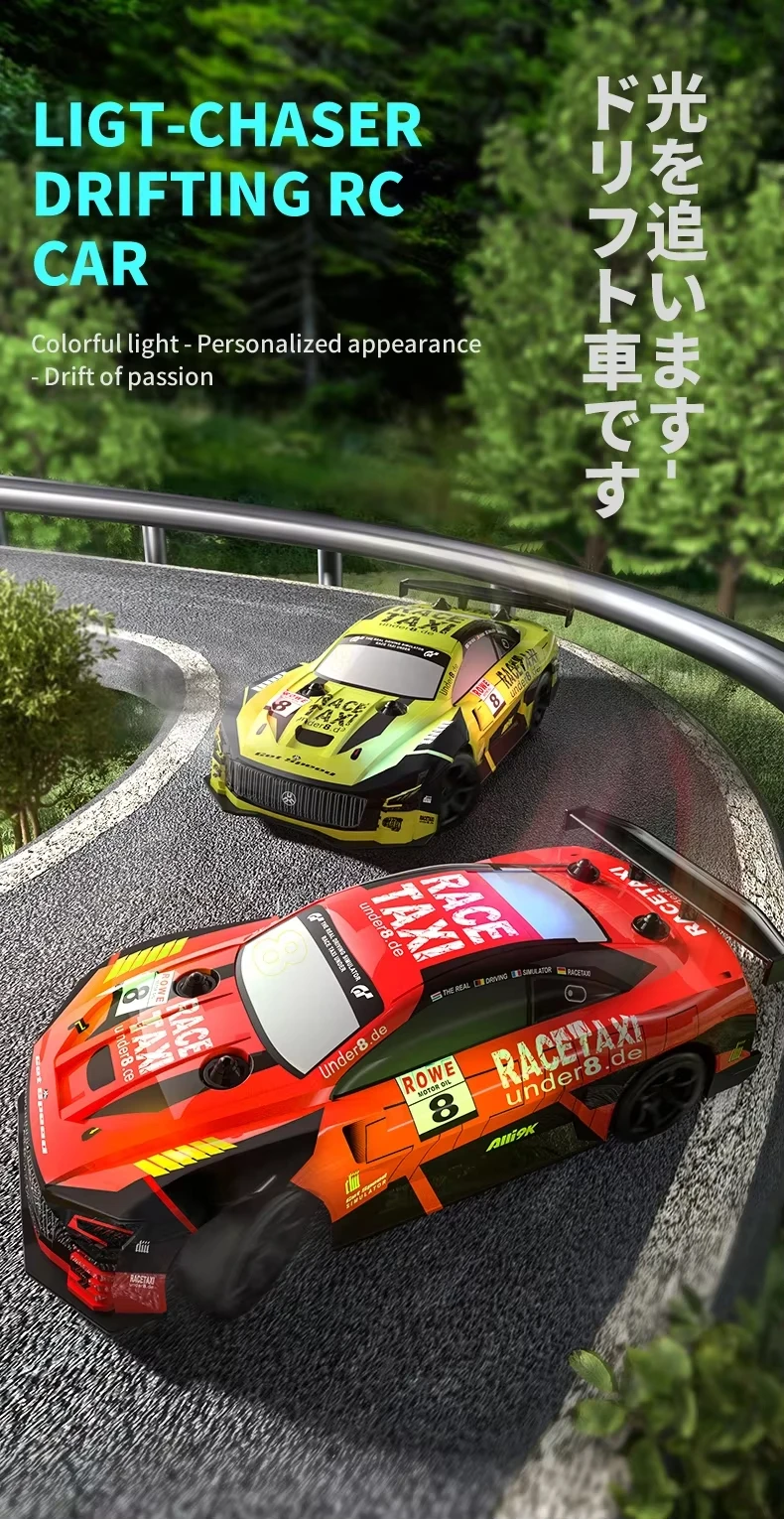 Jjrc Q165 Rc Drift Cars 1/20 Colorful Light 4wd Racing Mini Rc Sports Car Remote Control Vehicle Toy For Boys Adults Gifts