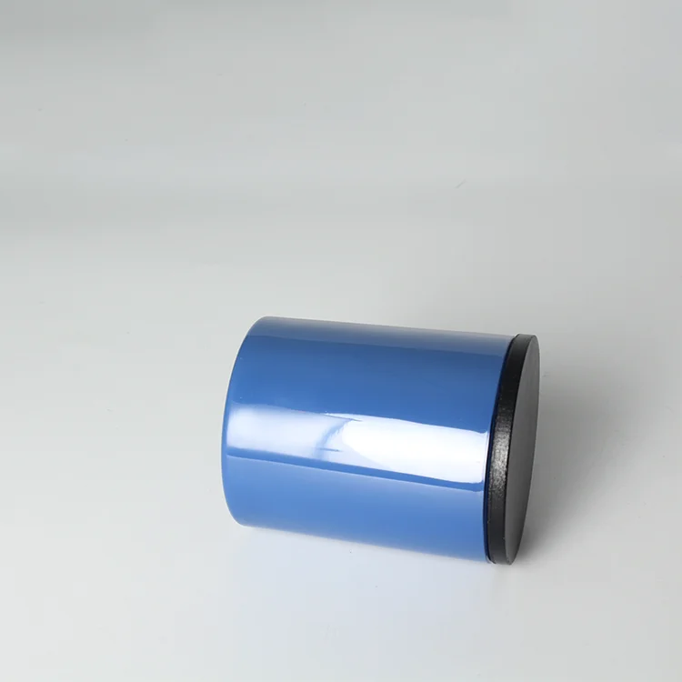 2022 New Wholesale 8oz 10oz  15oz  Glass Candle Vessel For Candle Making Pink Decorative Glass Candle Jar With Lid