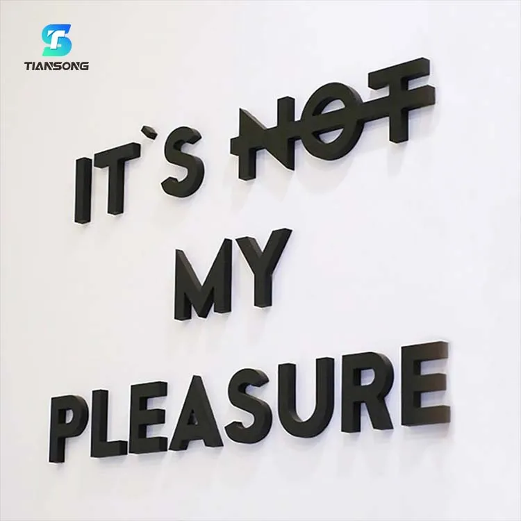 High quality 3D Illuminated Logo Commercial Embossed Letter For Building Front Led Backlit Letter Sign