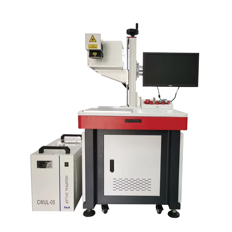 2022 Hot Selling Table Computer Lazer Code Color Uv  Laser Marking Machine For Glass Wood Non Metal and metal
