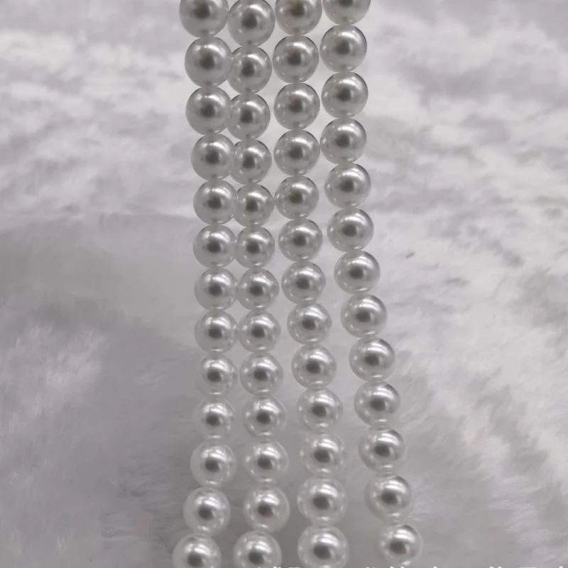 2-14mm high quality highlight glass pearl Imitation pearls for jewelry making findings