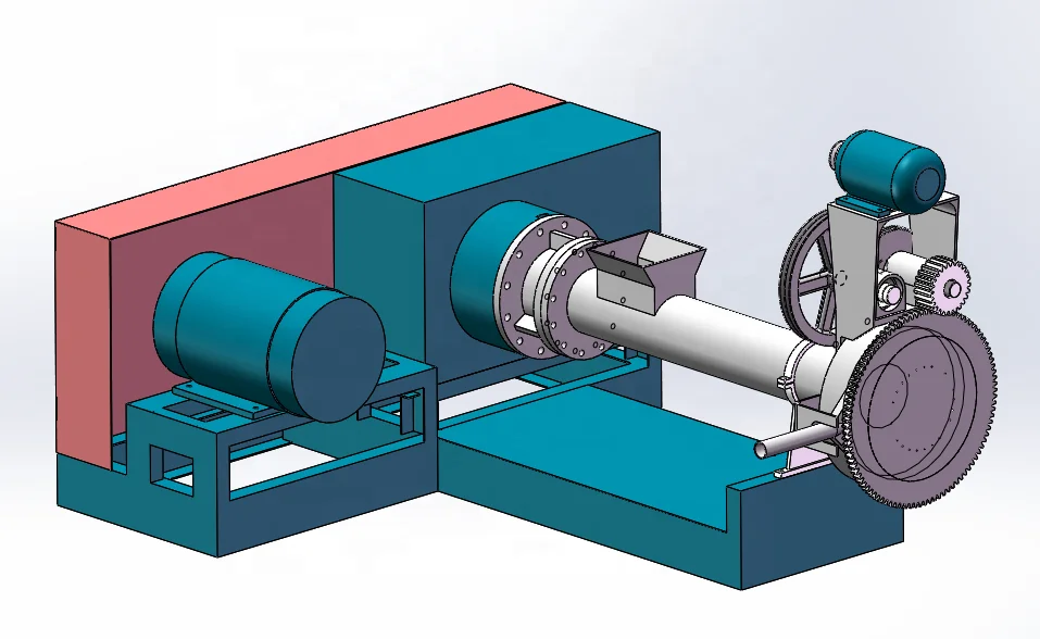 High yield waste plastic recycling Machines plastic extrusion machine twin screw extruder