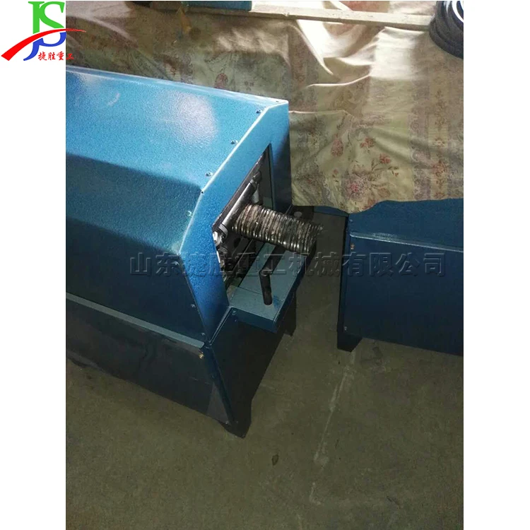 Elliptical shaped flat tube machine circular corrugated tube flattening machine metal corrugated tube flattening machine