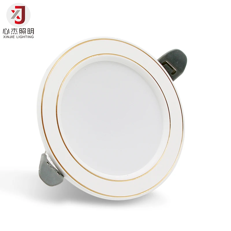 Zhong shan высокое качество 3 цвета энергосберегающий круглый потолочный Встраиваемый светодиодный