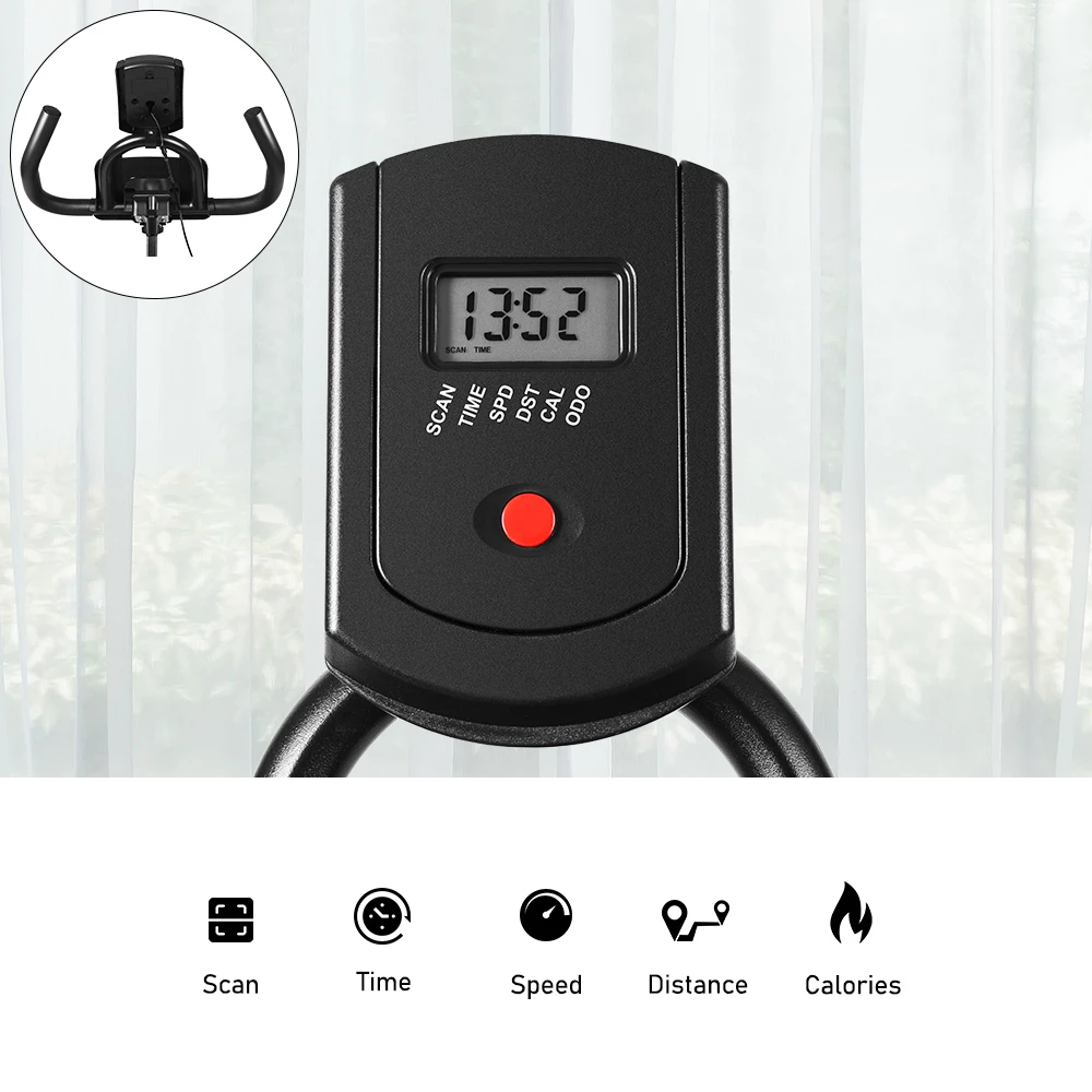 OneTwoFit Wholesale Home Gym Equipment Indoor 4KG Flywheel Magnetic Stationary Cycle Spin Bicycle Exercise Spinning Bike