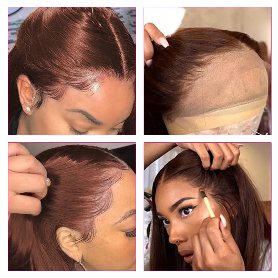 Wholesale Brazilian Virgin Remy Human Hair 13X4&6 Lace Front Highlight Wigs HD Transparent Human Hair Wigs For Black Women