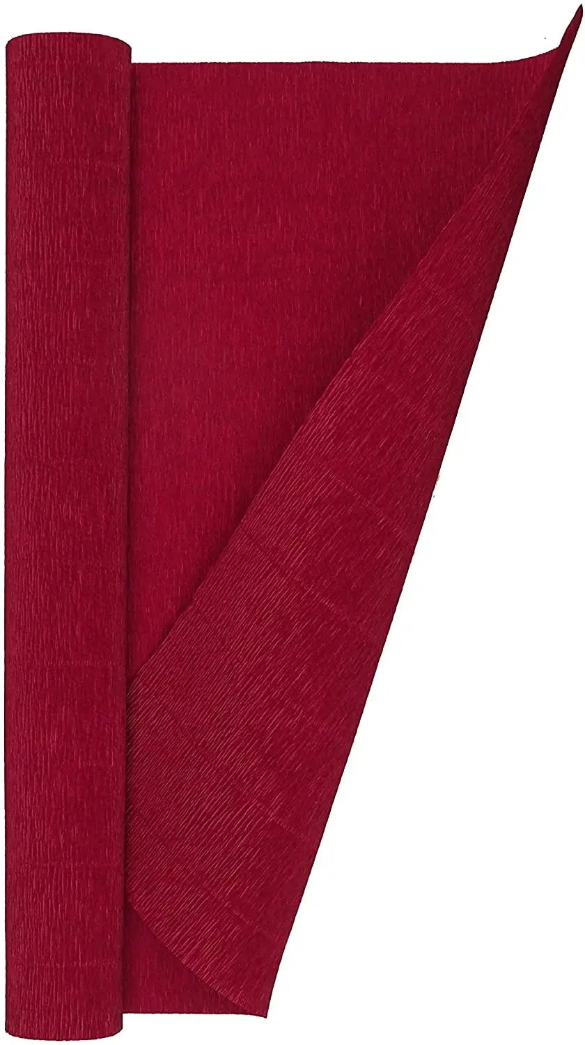 Flower Wrapping Crepe Paper Rolls Multi Colors 110GSM-130GSM Crepe Paper