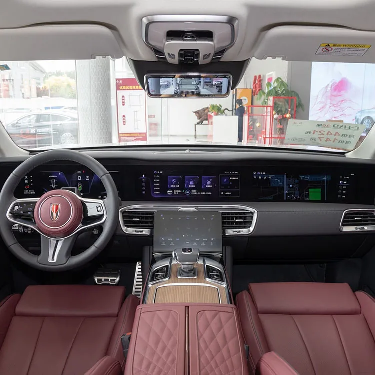 Новый автомобиль длительный срок службы аккумулятора Hongqi E-Hs9 флаг ошейник версия 4 сиденья новые электромобили новый для взрослых