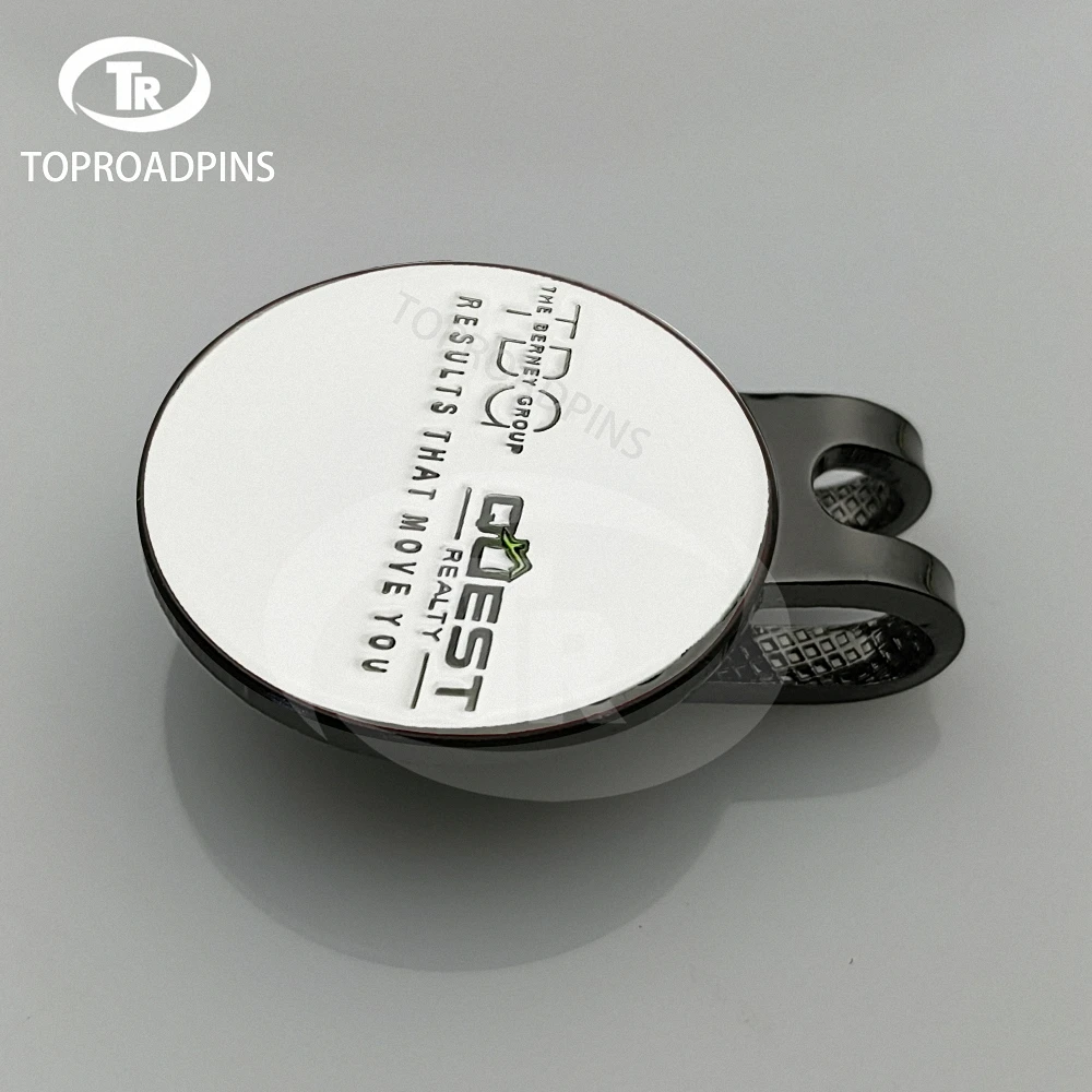 Factory Super Strong Blank Magnetic Golf Ball Marker Finger Ten Golf Ball Marker Hat Clip Magnetic