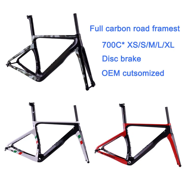 New Style Recommendation T1000 Carbon Speed Racing Bike Frame Titanium Aluminum/Alloy Bicycle Frame