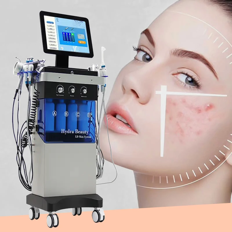 Professional Hydro Dermabrasion machine Water Oxygen Jet Peel  Facial Deep Cleaning Skin Care Rejuvenation Beauty Machine