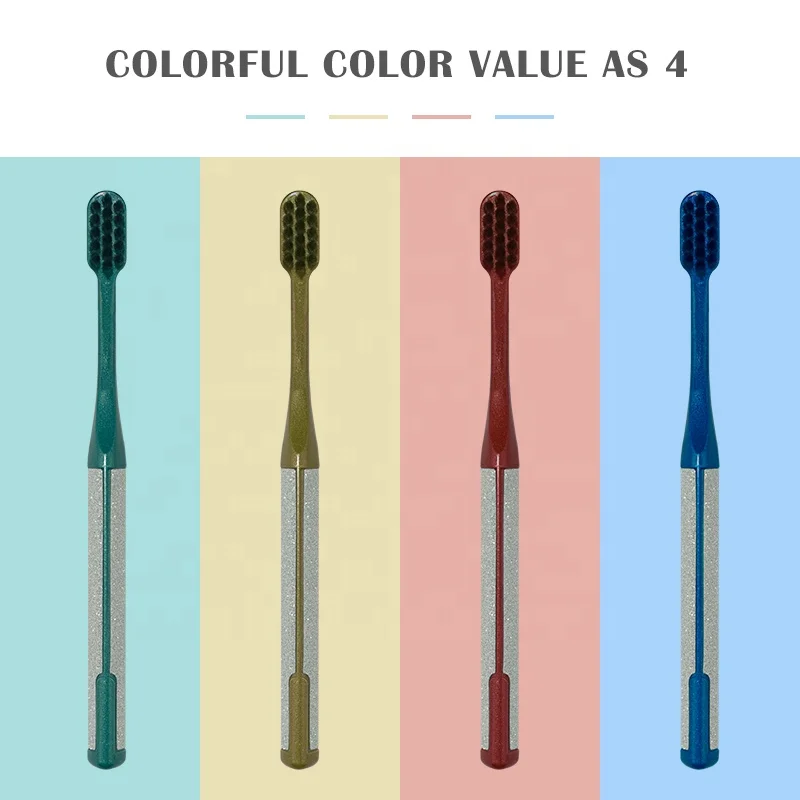OEM oral care dental soft bristle Star dazzle colour COVERGIRL tooth brush eco friendly