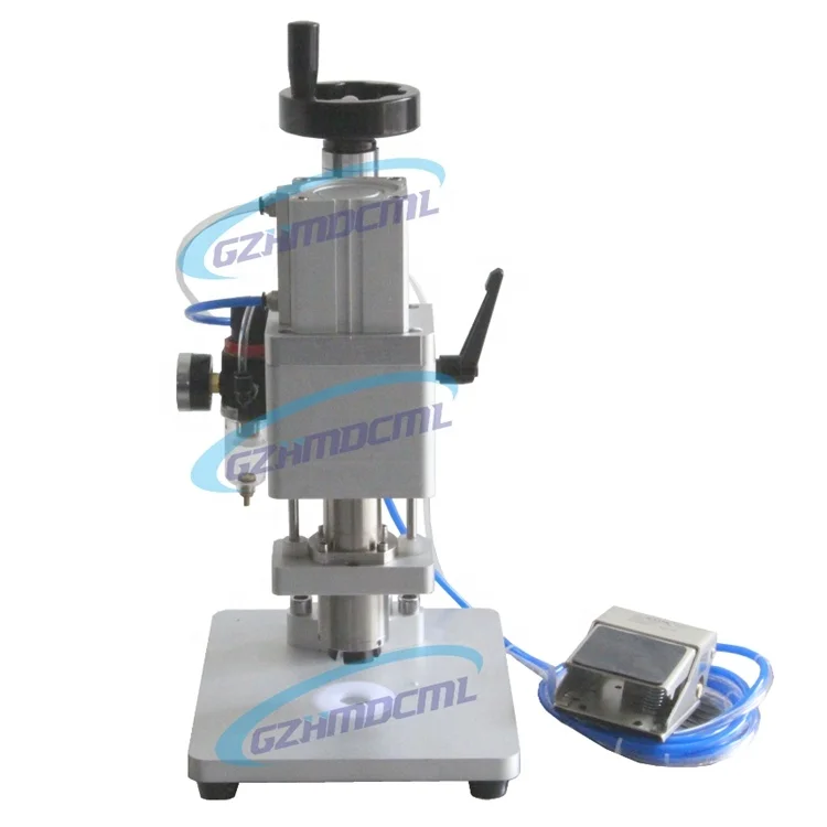  Полуавтоматическая фасовочно-упаковочная установка обжимной инструмент флакон щипцы полуавтоматическая для переверните прочь крышки или оторвать крышкой