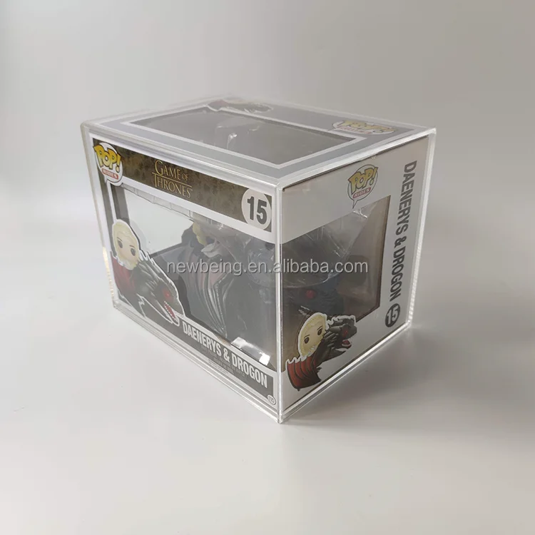 Custom Size Perspex Booster Protector Box With Uv Protection Elite Trainer Display Box