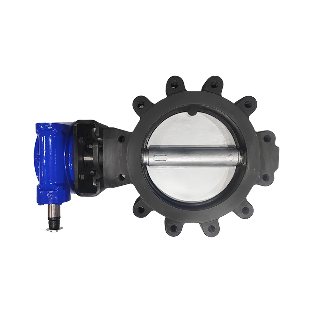 High PerformanceEccentric Lug butterfly valve worm gear butt welding insulation High pressure eccentric butterfly valve