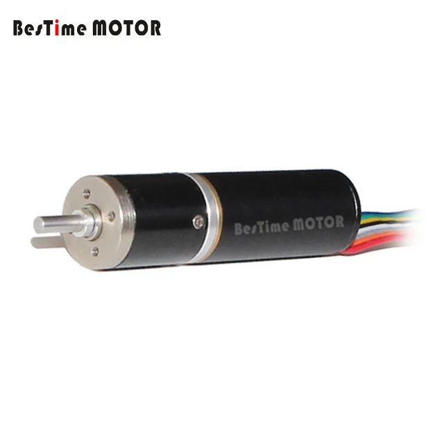 High precision slotless brushless dc robot gear motor