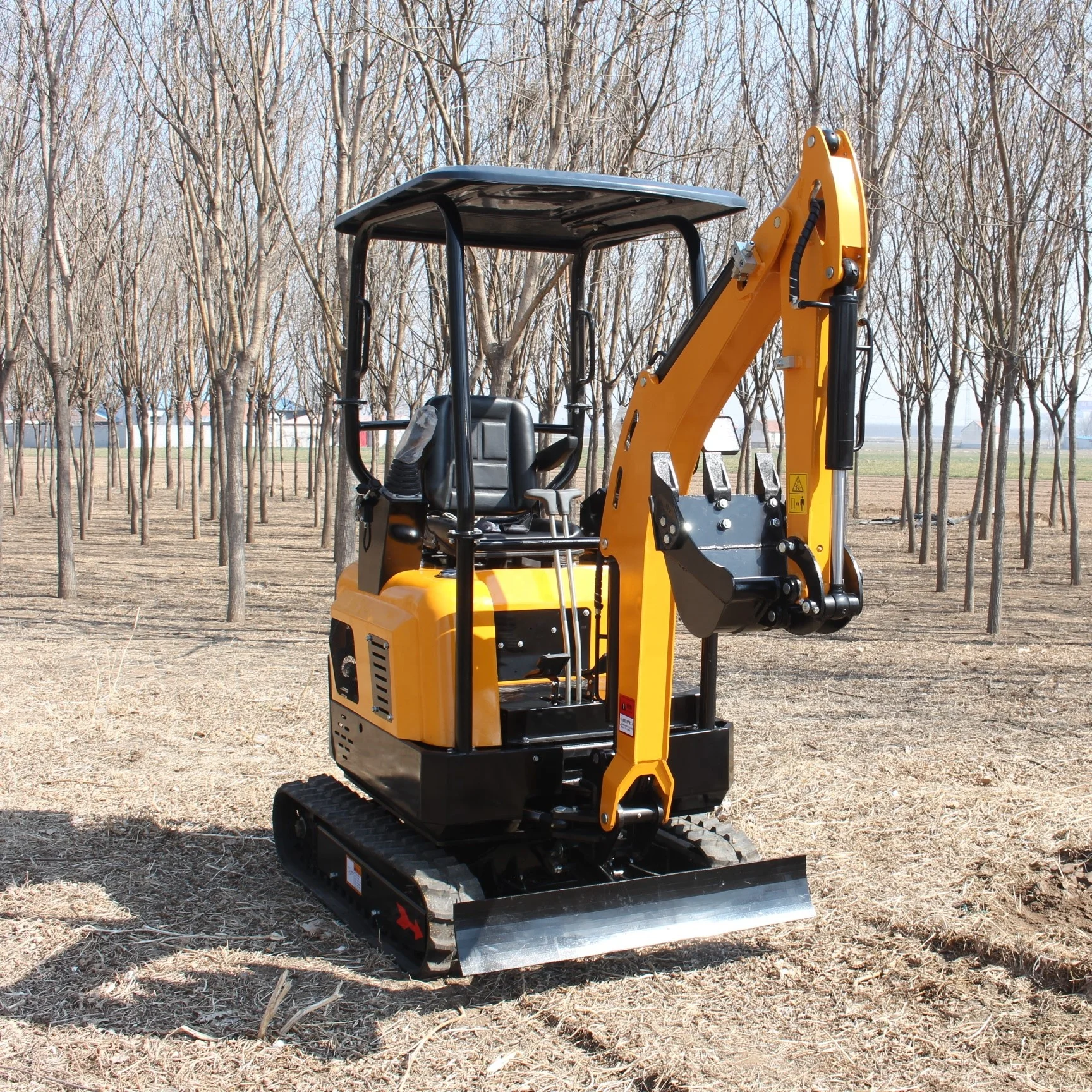 FW18T mini small excavator loader high quality Kubota engine