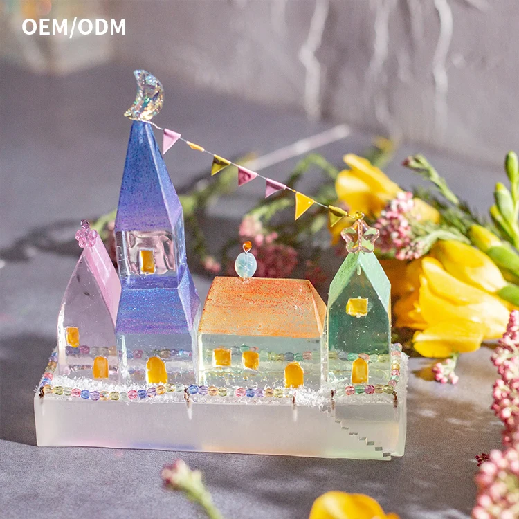 R S Nail  Best Price Adhesive UV Resin Hard Fantasy Fairy Tale Town Crystal Liquid  UV Resin Get Creative And Diy Craft