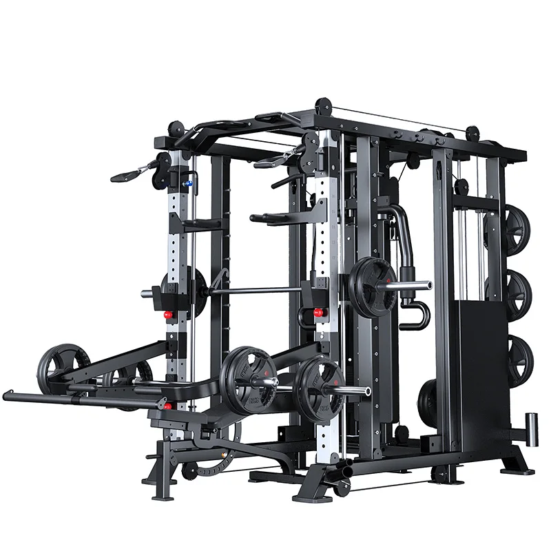 Home Fitness Equipment Mutli Function Station Home Gym Fitness 3D Smith Machine