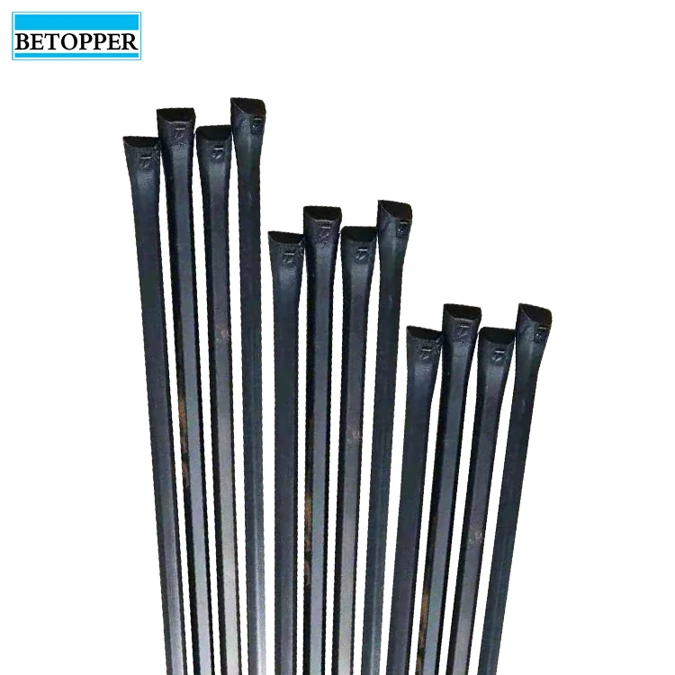 H22 H25 steel small integral drill rod not broken tip parts Dia34 800mm length for underground and tunnel drilling