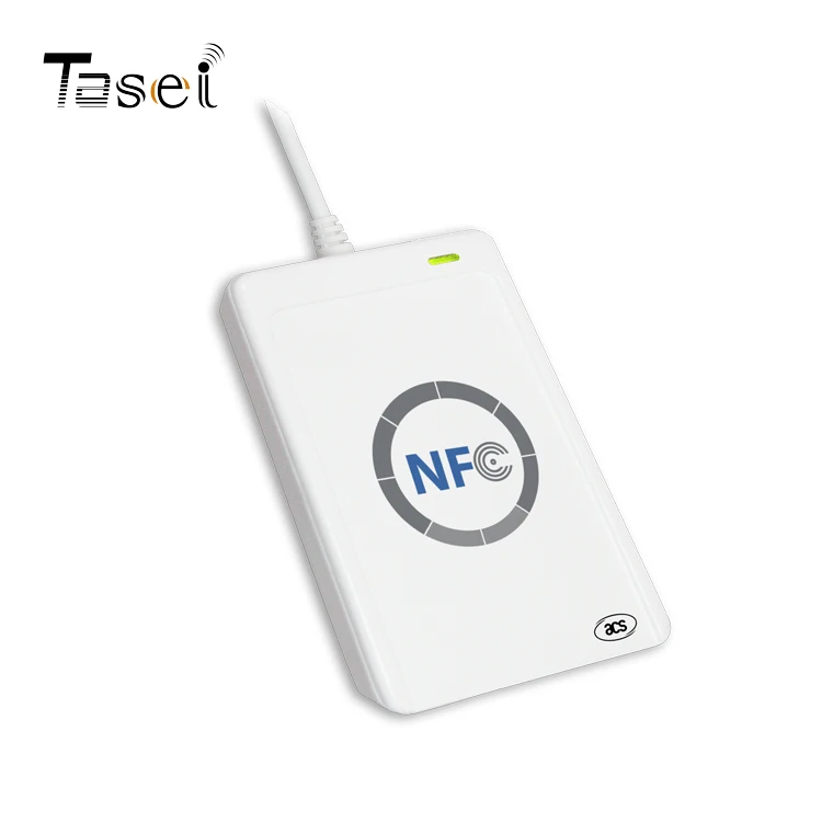 Portable 13.56MHZ RFID ISO14443 USB Contactless Smart NFC Card Reader ACR122U