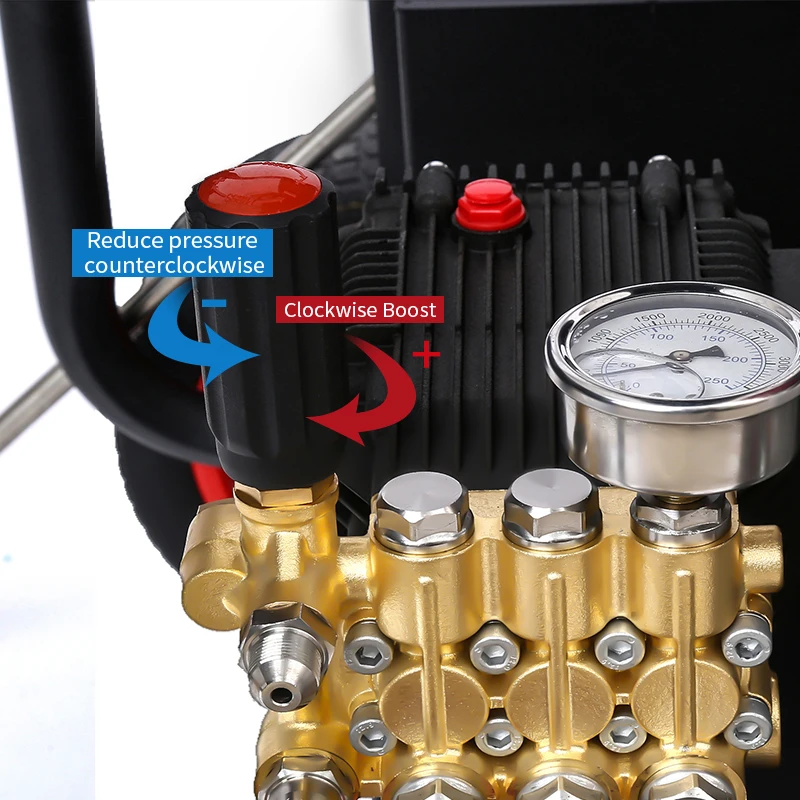Petrol 330Bar High Pressure Cleaning Machine 4800PSI Commercial High Pressure Car Cleaner with Pressure Regulating Valve