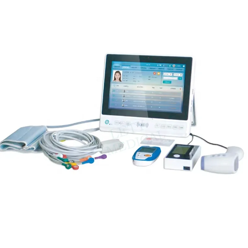 Portable high quality ECG monitor telemedicine equipment