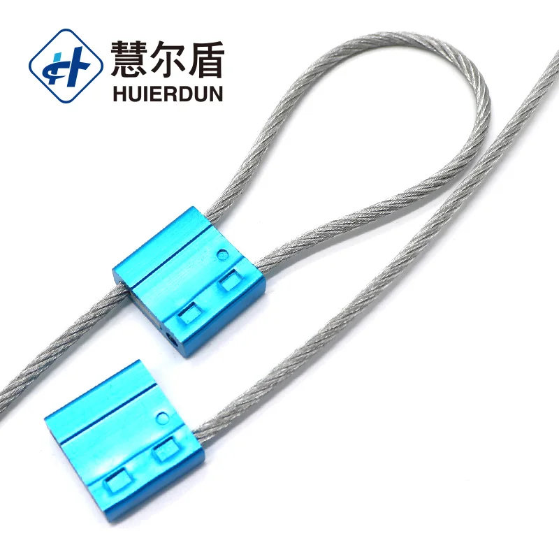 HED-CS102 hexagonal truck container cable seal with barcode cable seals for oil tanker freight cable seal