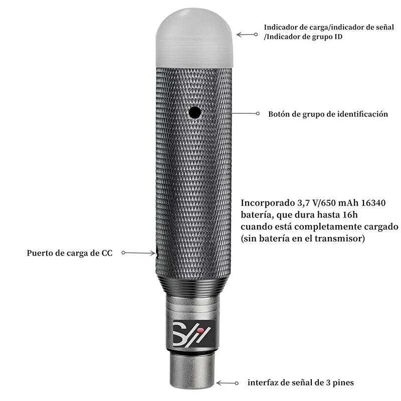 Battery Wireless Dmx Receiver 2.4G Wireless DMX512 Transmitter Stage Lighting Control