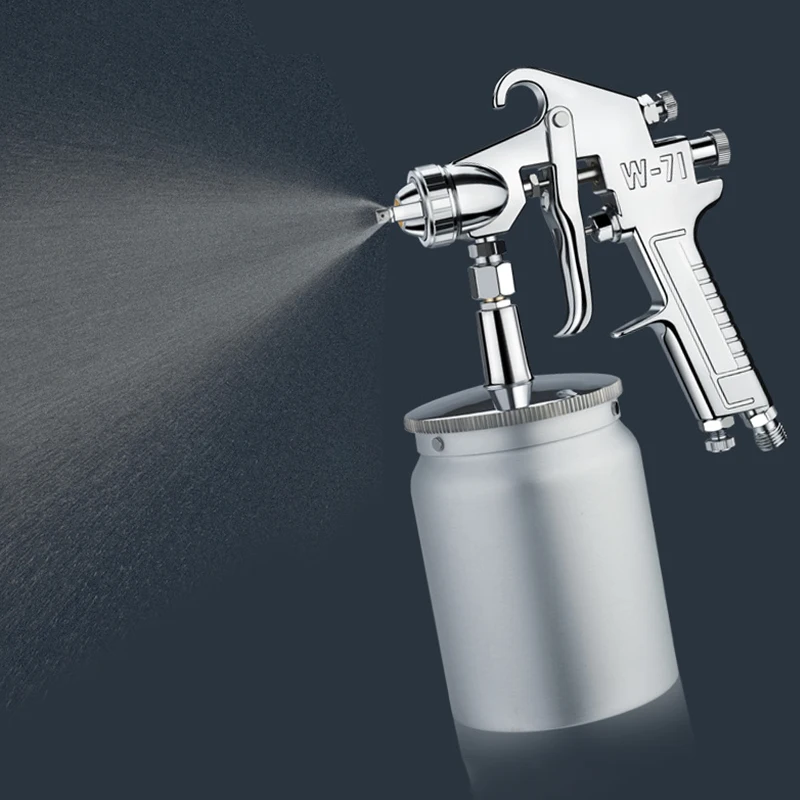 W-71S 1.0mm 1.3mm 1.5mm 1.8mm tip Spray Gun for Emulsion Paint Primer Finish Paint