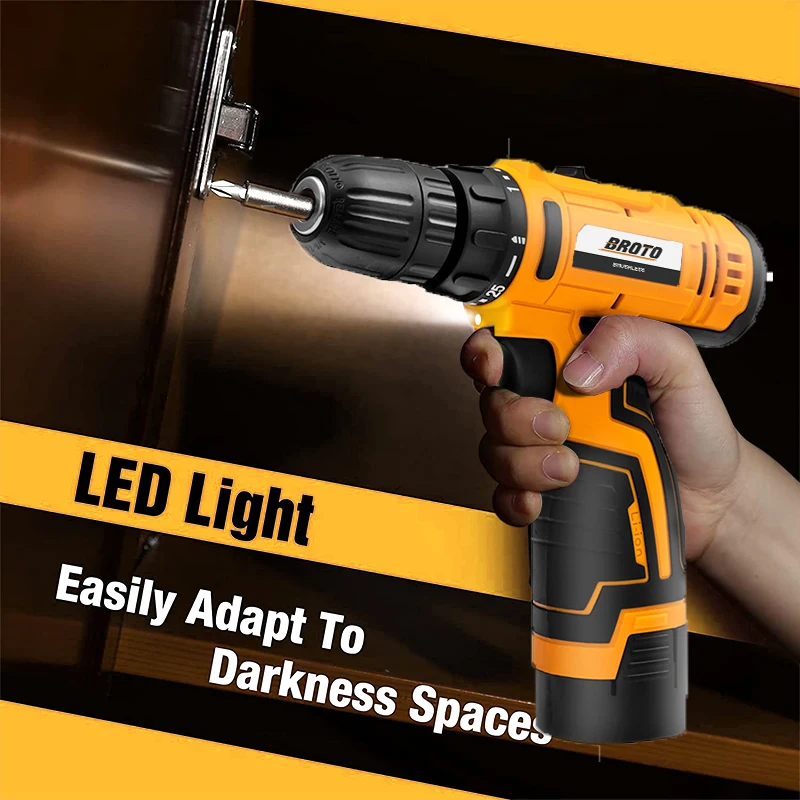 2024 New Product Machine Drilling Battery Rechargeable Cordless Drill power Tool Set