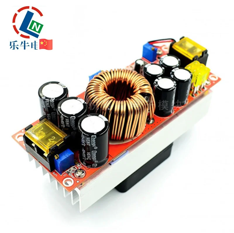 1500W DC-DC повышающий преобразователь напряжения постоянного тока Регулируемый источник питания Модуль 12-60V Step