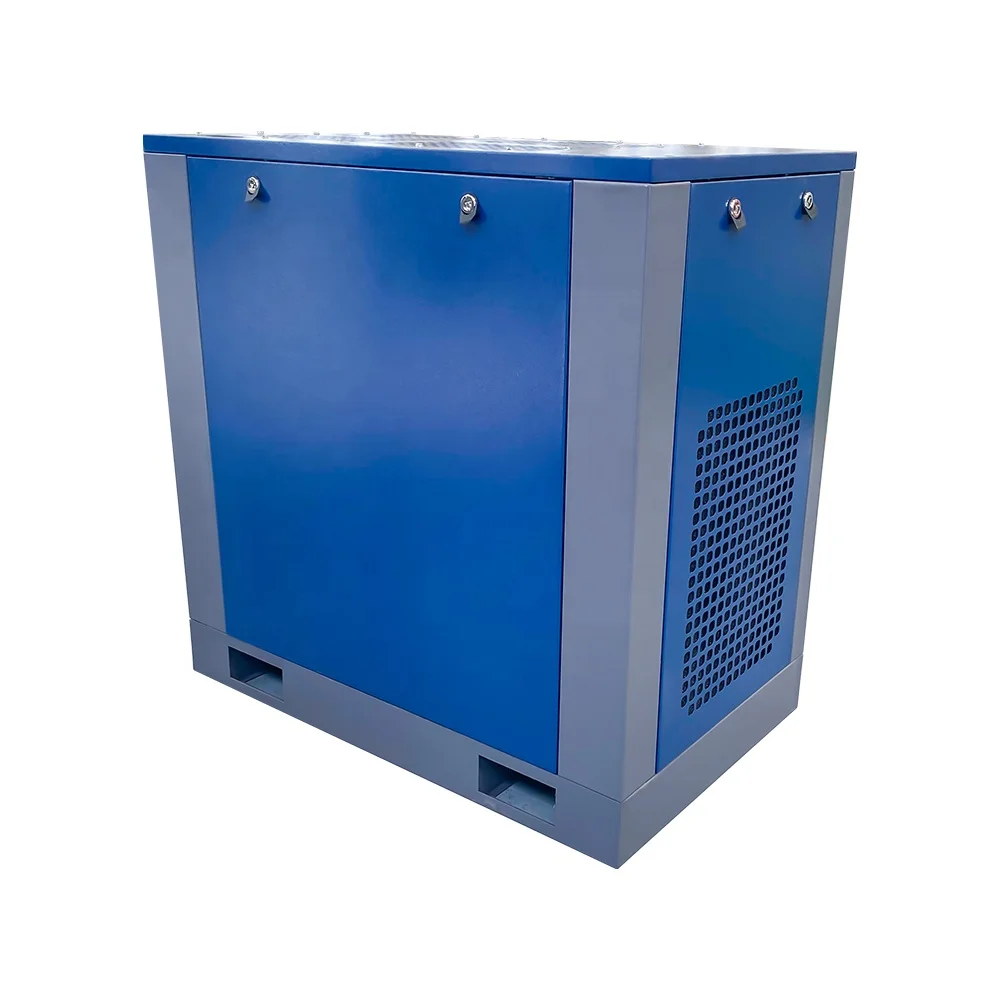 Low noise 1.1m3/min compressor de ar 7.5kw 10hp rotary stationary screw air compressor for industrial use