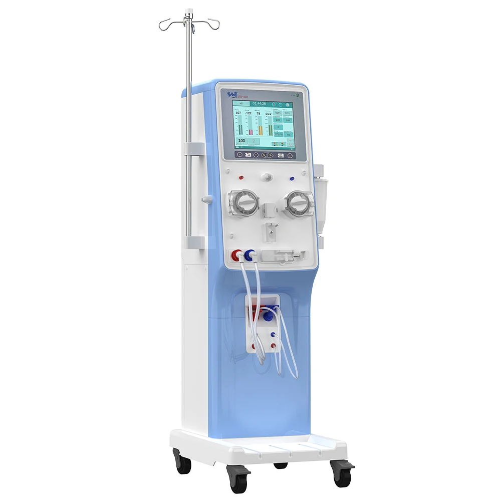
China Supplier Double Pump Blood Kidney Dialysis Machine for Sale 