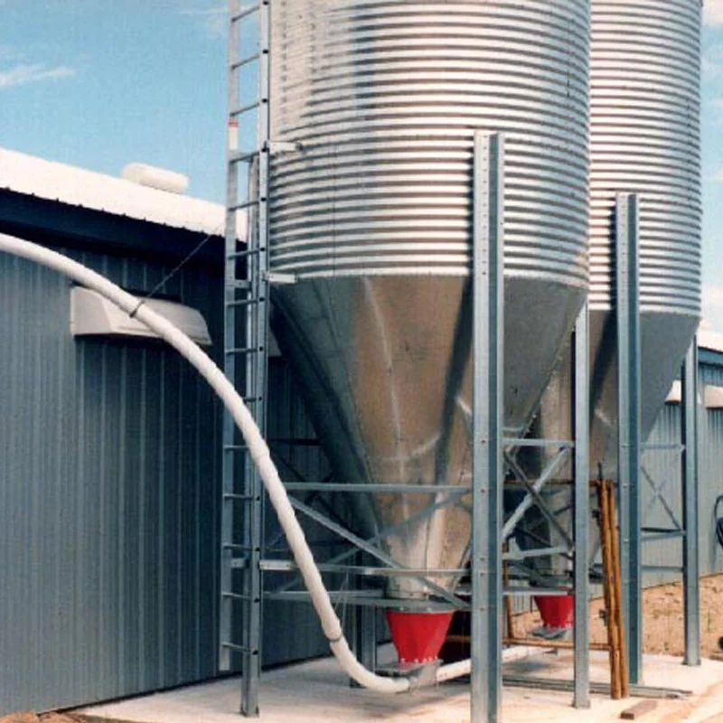 Agriculture Dry Bulk Feed Conical Flour Dust Filter Aeration System Storage Silo