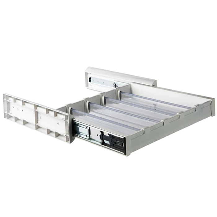 Pull Out Trouser Hanger Rack with 10 Bars Sliding Jeans Pants Hanging Closet Organizer