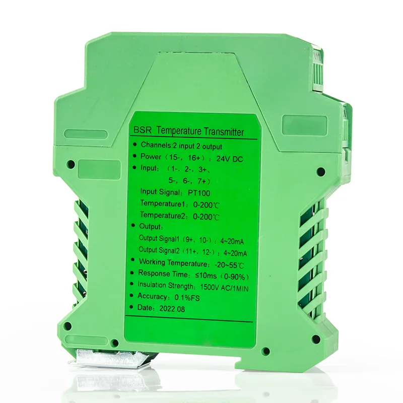 strong stability transmetteur de temperature rtd temperature isolation transmitter modbus sensor