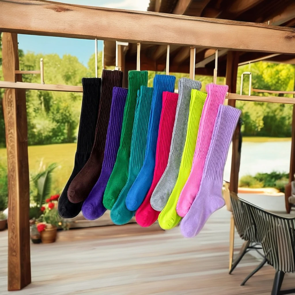 Wholesale Customizable Winter Warm Long Slouch Socks for Women Breathable Cotton Spandex Quick Dry Lightweight for Daily Use