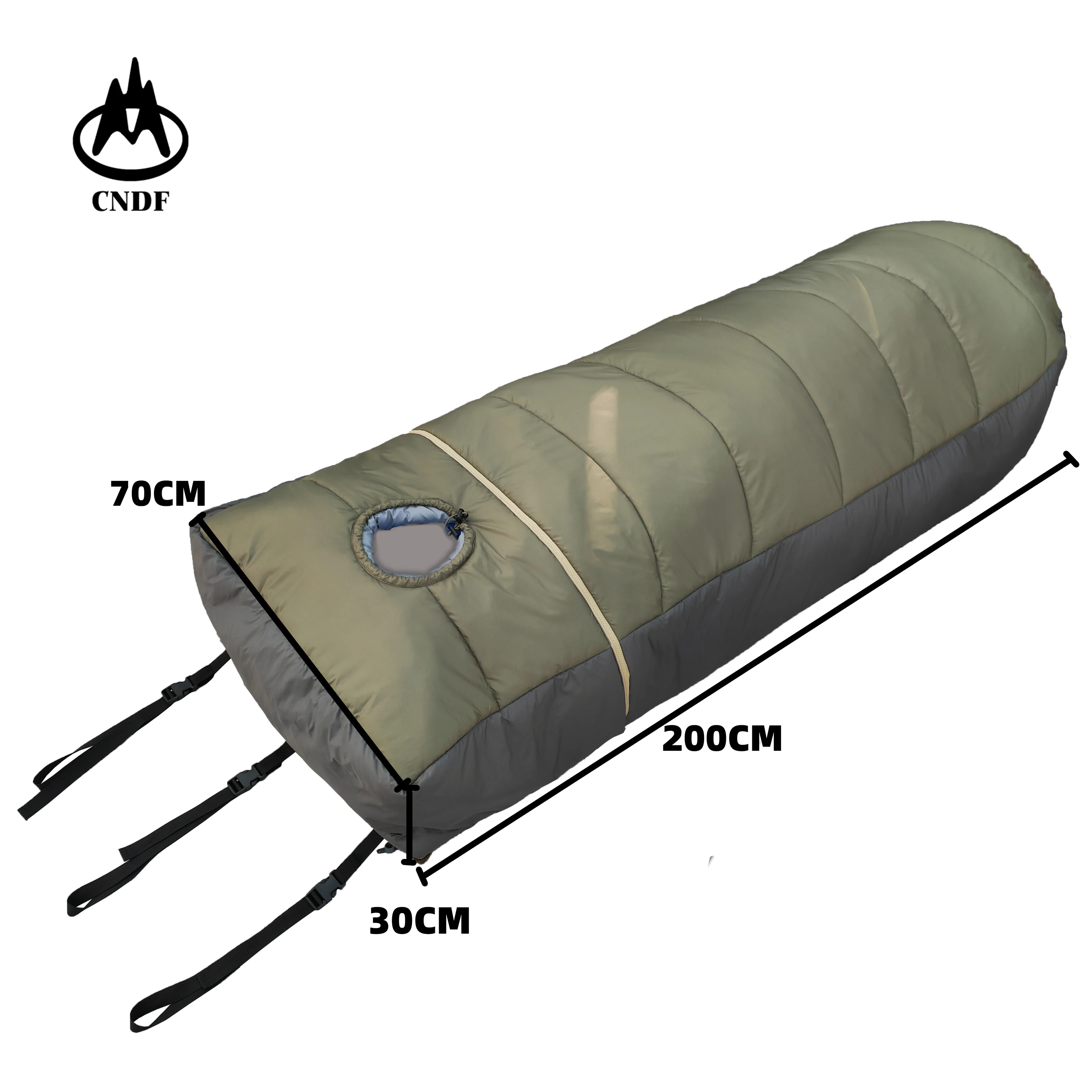 Adult Comfort Lightweight Portable Outdoor Sleep Bag New Design 3kg Winter Sleeping Bag with Sponge Mat