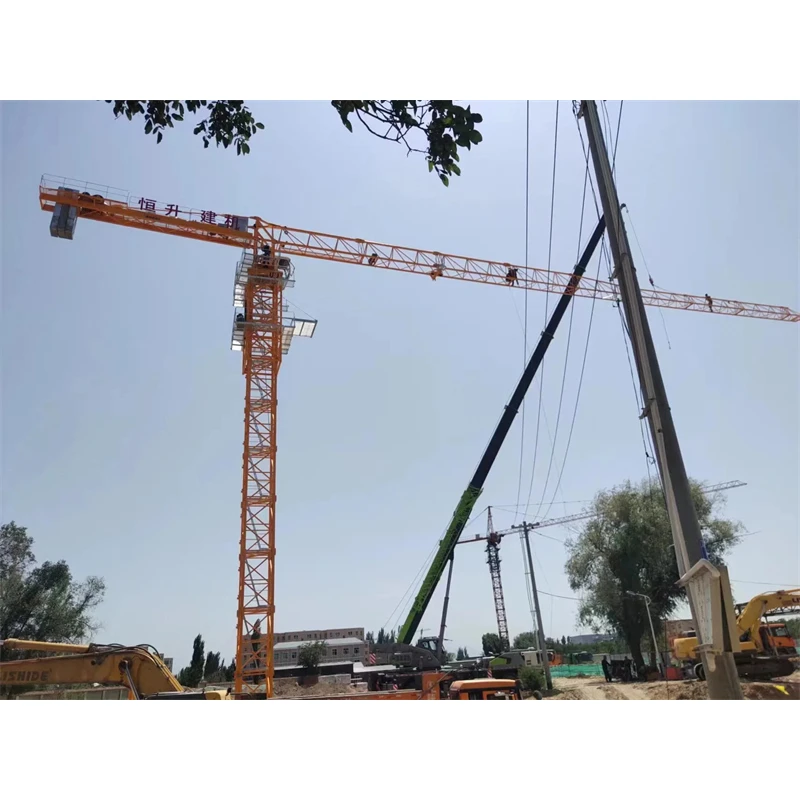 China 6 Ton Used Flat Top Tower Crane Manufacture Flat-Top Tower Crane