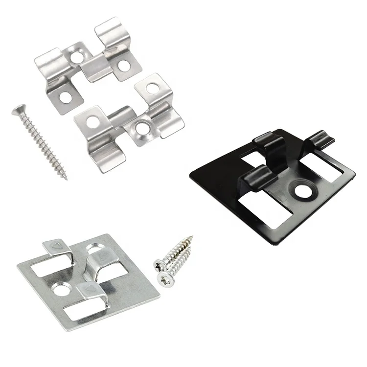 Hidden Fastener System Rot Resistant Stainless Steel Wpc Decking Clips Composite Decking Clips Screw Clips Flooring Accessories