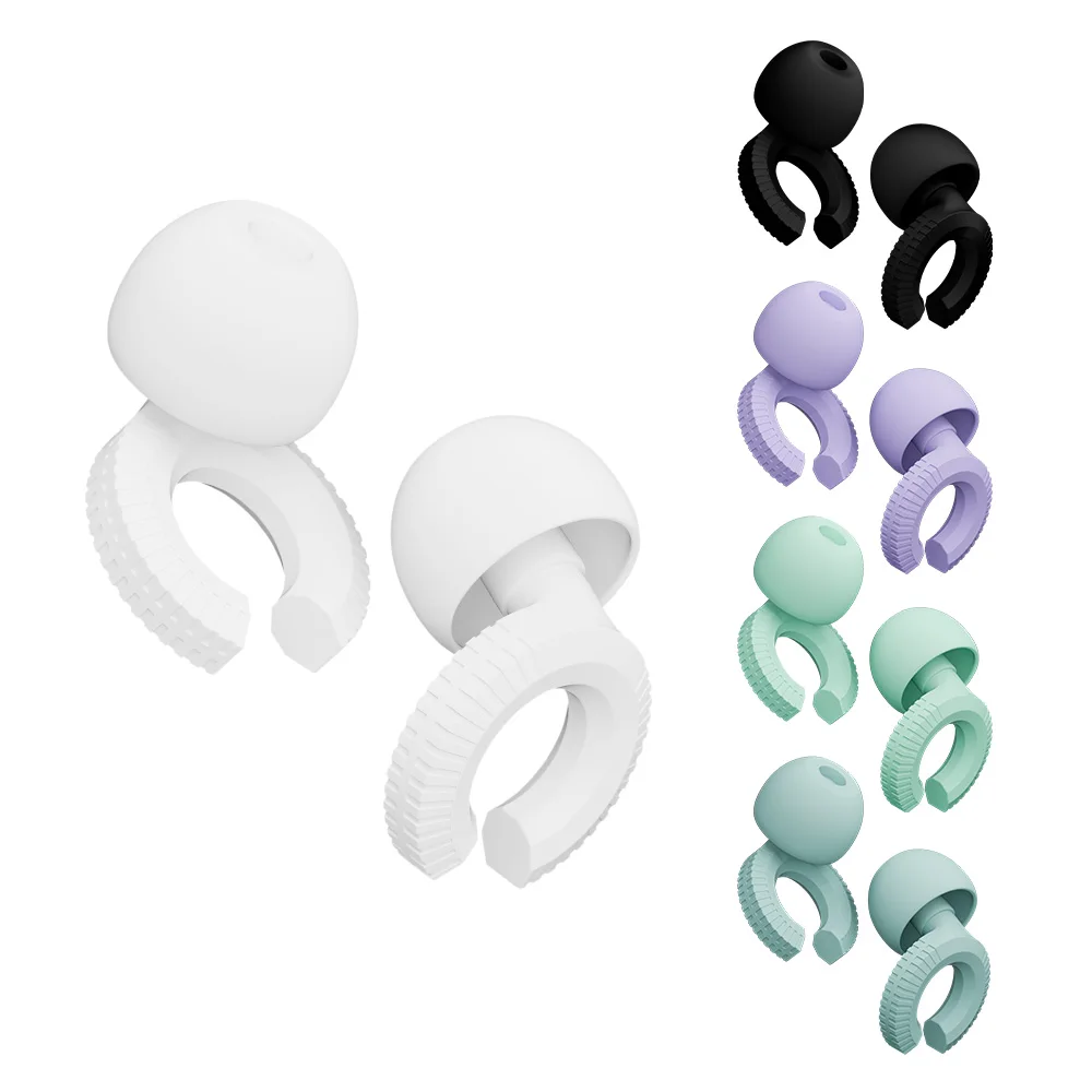 6 Size Soundproof Soft Reusable Hearing Protection Earplugs for Sleeping Swimming,Music,ear Plugs Silicone noise Cancelling