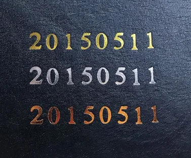 Golden silver 50mm 100m Stamping foil for leather