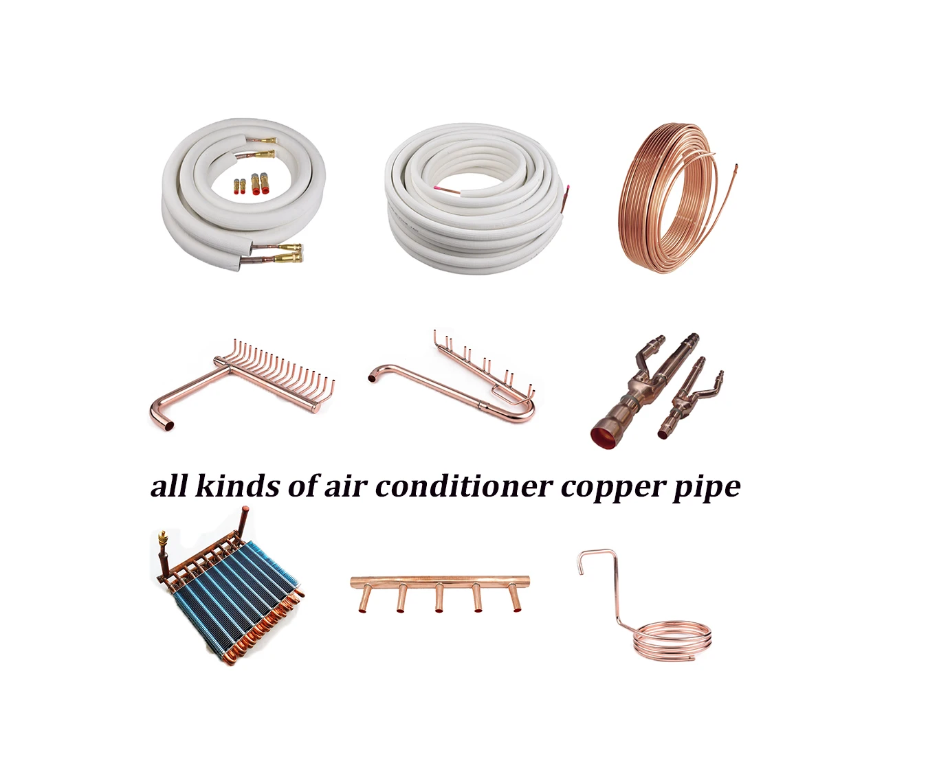 copper bending pipe assembly  for HVAC