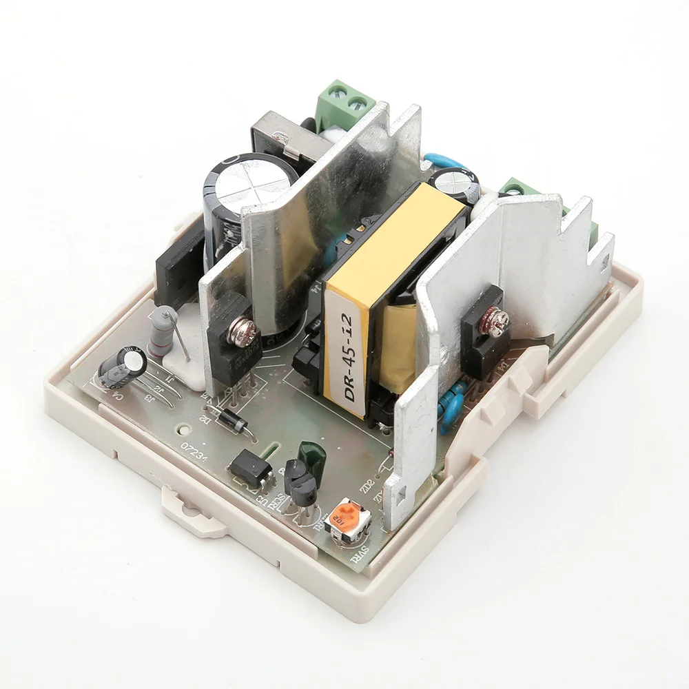 DIN Rail Aluminum Enclosure for 12V 5A 15W Switching Power Supply, CE & RoHS Certified AC to DC Converter