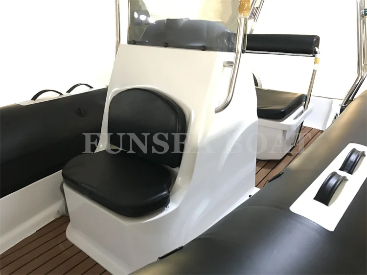 direct selling 4 person 14 ft fiberglass or aluminum deep v bottom hull small pvc / hypalon inflatable boat with motor for sale